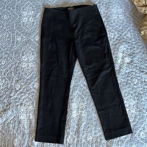 Vince Camuto casual dress pants/ trousers size 4 black high waisted cropped